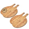 hausleben Pizza Plate 33 cm Wood (Set of 2, 3,