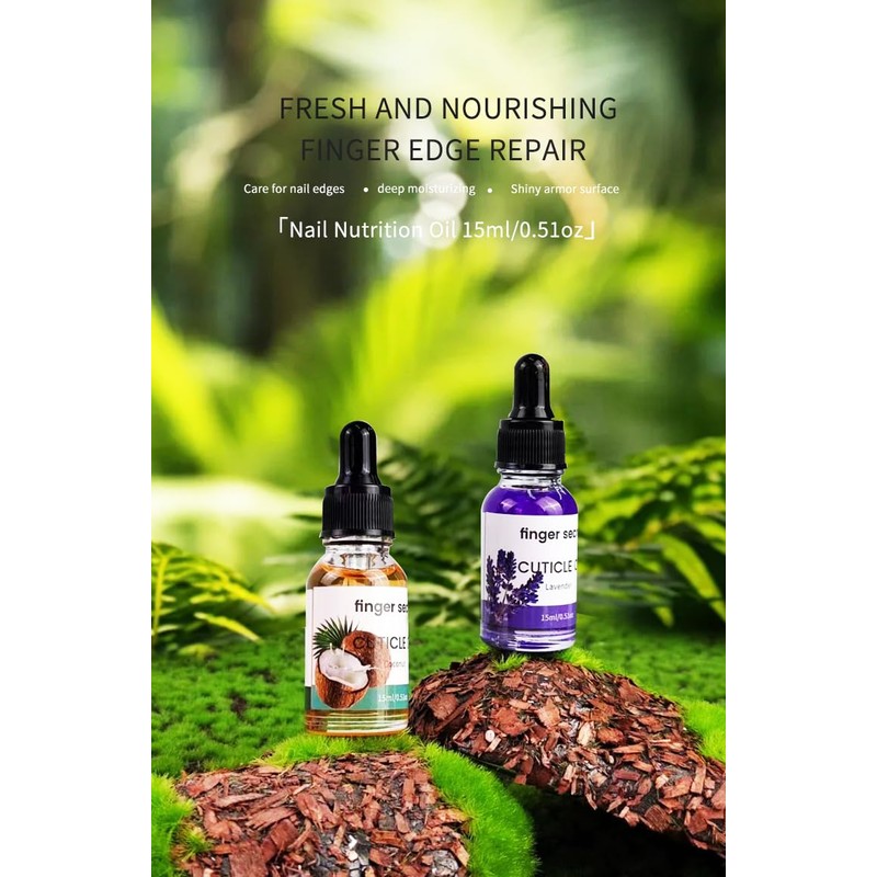 FINGER SECRET Cuticle Oil for Nail Care Cuticle Care, Blueberry