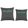 Cute Pilates Reformer Pilates Reformed Teal Throw Pillow