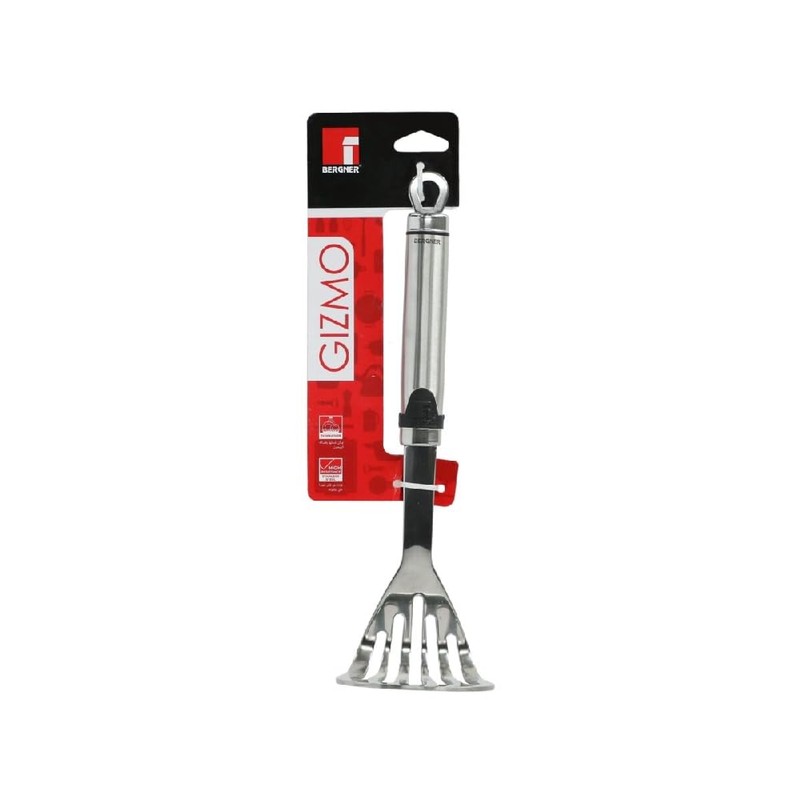 Bergner Gizmo Potato Masher, Stainless Steel Silver, 26 x 30