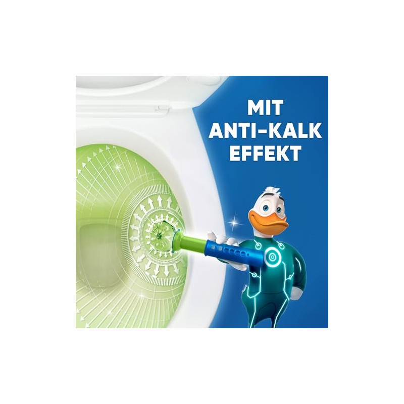WC-Ente Frische-Siegel Starter-Set (inkl. 1 Nachf√ºller), k√∂rbchenloser WC-Reiniger, Limone Duft,
