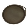 Tory Tray Circle Dark Grey A-1058