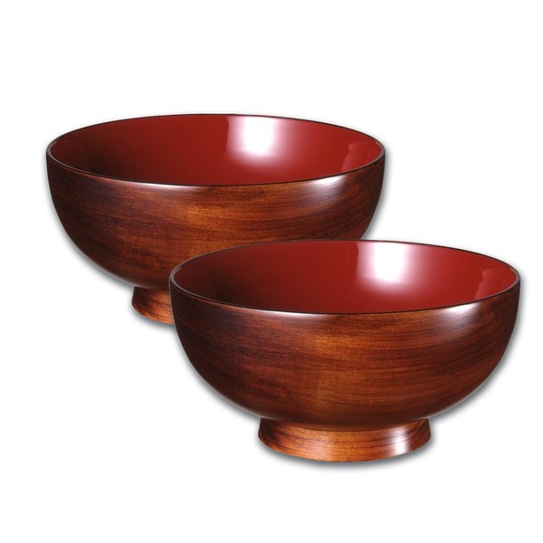 Sakai Sangyo Tochi Soup Bowl (Set of 2) Wooden Soup