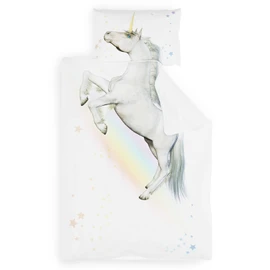 sleepwise children's bed linen 100x135 | OEKO-Tex certified 2-part. Baby bedding set for children with pillowcase 40x60 cm | extra soft microfiber baby kids bedding with zipper | unicorn