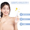 Watles デンタルミラー 歯科用ミラー 曇り止めミラー 充電式 LEDライト 歯鏡 家庭用 自宅 (青)
