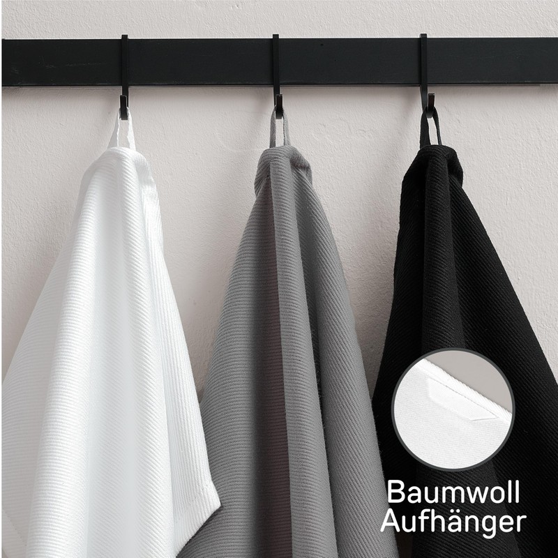 Bellphany Set of 4 Premium Tea Towels, Kitchen Towels Made