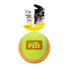 Fancy Pets Juguete Pelota Grande de Tenis Bicolor para Perro con 1 Pieza