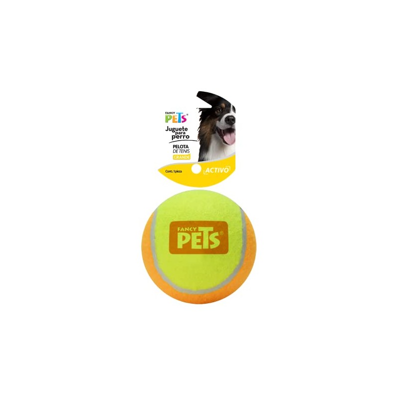 Fancy Pets Juguete Pelota Grande de Tenis Bicolor para Perro