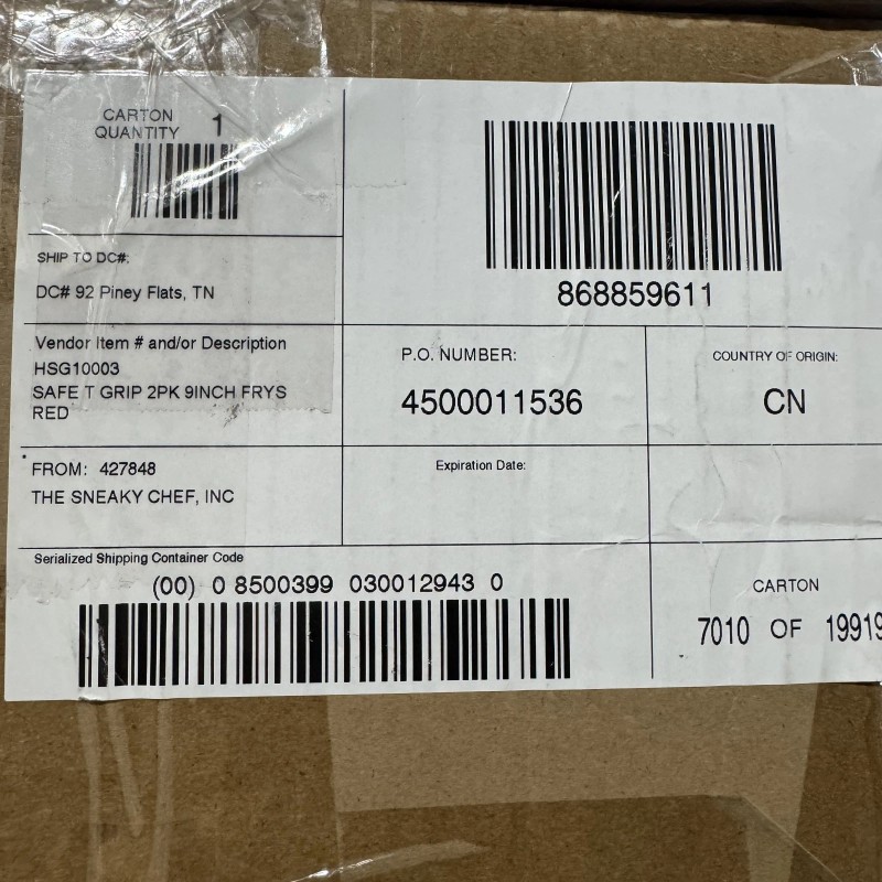 Safe-T-Grip 2-Pack 9" Ceramic Nonstick Frypans – RED