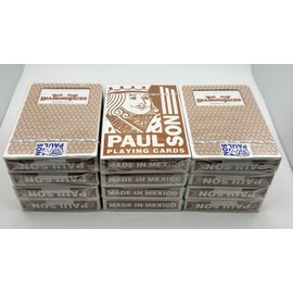 PAULSON Gambling Paulson Playing Cards NEW Diamond Jacks Casino (48 Decks) - Or/Bl/Rd/Br