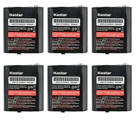 Kastar 6-Pack 3.6V 53615 Battery Compatible with Motorola Talkabout T605 H20, Talkabout T470 T47X, Talkabout T480, Talkabout T500, Talkabout T600 H20, Talkabout T605 H20, Talkabout T631