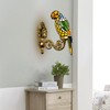 JGWSMQ Tiffany Parrot Wall Sconce Stained Glass Wall Light Vintage
