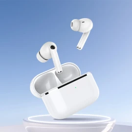 2026 Spot Goods USA Warehouse Metal Air Pro3 Max Wireless Earphones Headphones Earbuds Pro2 4rd Generation Noise Cancellationcolor: White, model number: Pro 3rd With Noise reduction