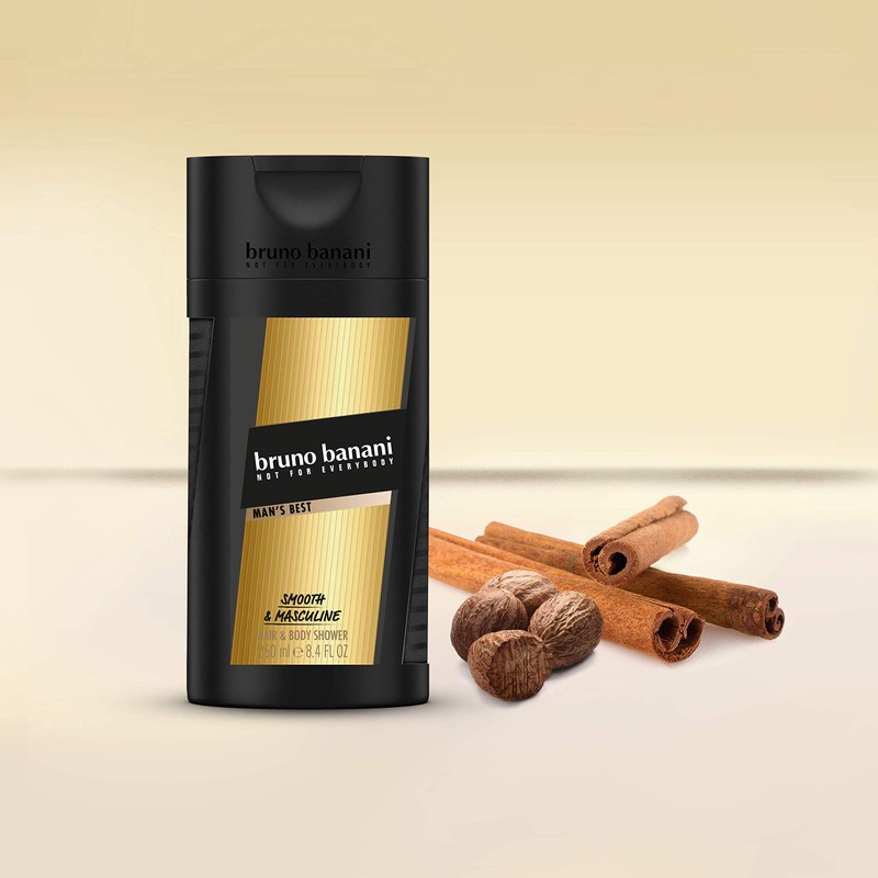 bruno banani MAN'S BEST Shower Gel, 1-pack (1 x 250