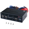 Tccmebius TCC-QL5E 5.25 Inch PC Multifunction Dashboard Media Front Panel,