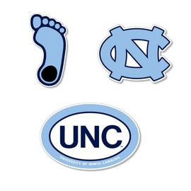 North Carolina Tar Heels Magnet Set – 3 Pack Large Auto Magnets for Car, Truck, or SUV – Durable, Outdoor Safe, UV Printed, Fade Resistant, Heavyweight, Made in USA