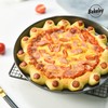 Bakeley Pizza Pan 10-Inch Carbon Steel Non-Stick Pie Pan Deep