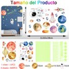 849 Piezas Estrellas Fluorescentes para Techo Pegatinas Luminosas Decorativas Decoraciones