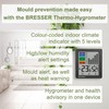 Bresser Thermo-Hygrometer with Mould Warning, Colour Indicator, Room Climate Manager,