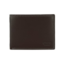 Coveri Men's Genuine Leather Wallet with Card Slot and Rega Box, Classic Brown 1, Unica, Classic