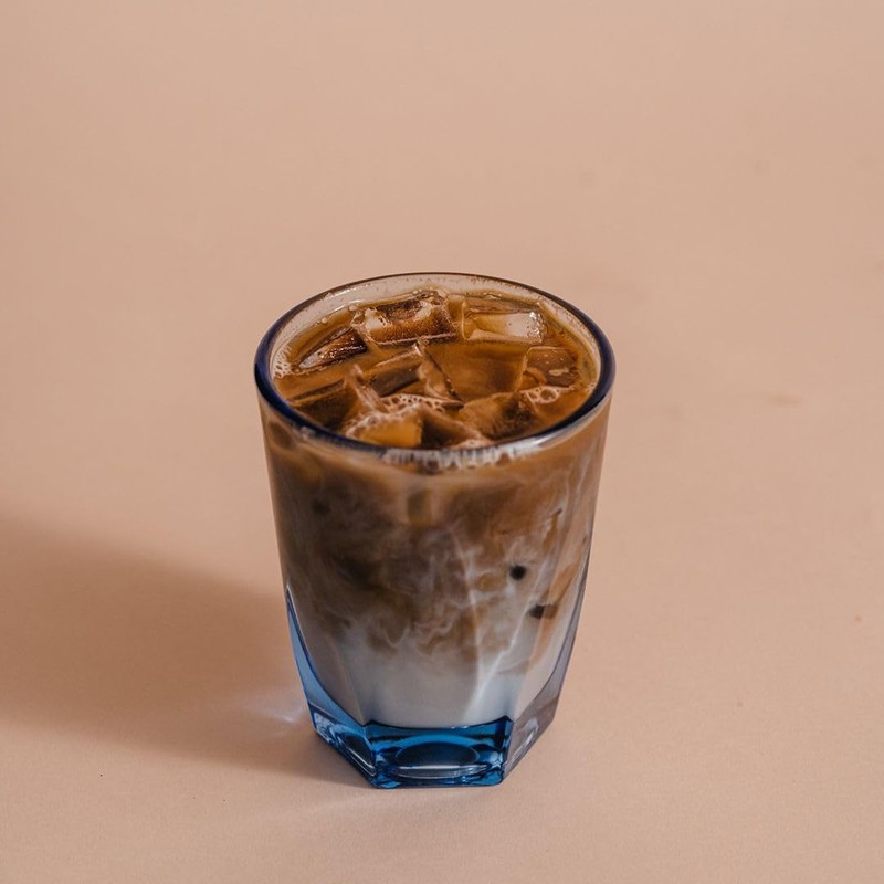 notNeutral Vero Glass Latte, 12 oz., Ocean Blue