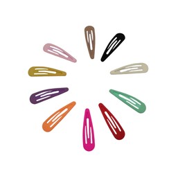 30 Pieces Hair Clips Hair Clips Hair Pins for Girls Colorful Hair Pins for Girls Hairpins Matte Color 7cm (Purple 167)