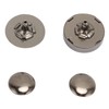 50 Sets Magnetic Button Clasp Snaps 18x5mm High Hardness Alloy