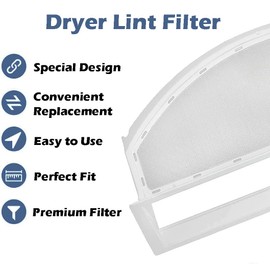 Goodsby Replacement Lint Screen Filter WE18X25100 for GE Fisher & Paykel Dryer Part # WE18M0019 WE18M19 WE18M25 WE18M27 WE18M28 WE18M29 AP6037511 PS11767017 EAP11767017