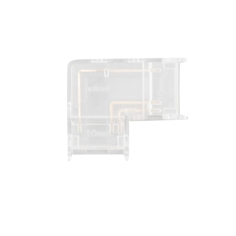 8pcs LED Strip Light Connector Professional Transparent 3Pin L Shaped