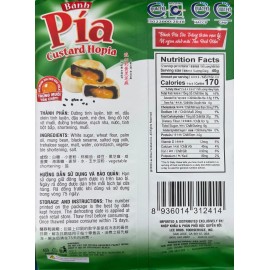 Tan Hue Vien Banh Pia Custard Hopia Lava Custard Black Sesame Salted Egg Yolk