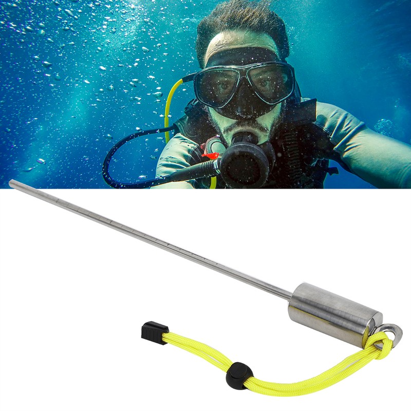 KEEPdiving Stainless Steel 30cm Diving Lobster Stick Pointer Underwater Shaker