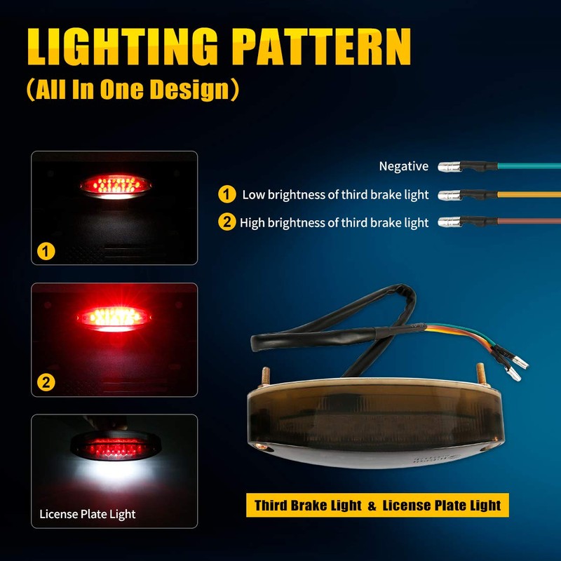 SUPAREE Spare Tire Delete License Plate Relocation Kit w/Plate Illuminate