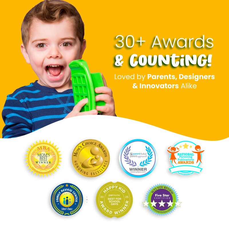 FUNBITES Sandwich Cutter for Kids Lunch, Mini Cookie Cutters, Bento