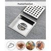 2 Inch Hair and Debris Strainer, Shower Drain Strainer with