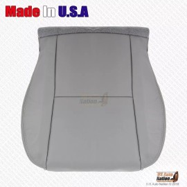 US Auto Nation 832-790-4949 2002 2003 2004 2005 2006 FITS Toyota Camry Driver Bottom Leather Seat Cover Gray