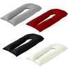 Red 12FT U Shape Pillow Cover Case Only- Pregnancy, Nursing
