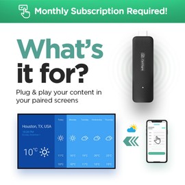 OptiSigns Android Stick Digital Signage Player - UK Plug