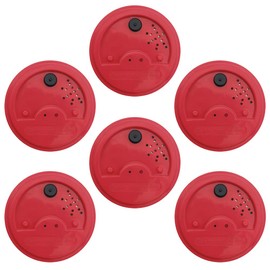 Talking Products, Red Talking Tins Voice Recorder, 40 Seconds Recording, Pack of 6. Ideal for Independent Living and Speaking and Listening Activities