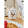 Cooksmart British Designed Sugar Bowl with Lid | Ceramic Sugar