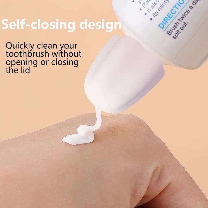 WANGCL Toothpaste Caps 6 Pcs Self Locking Toothpaste Dispenser for