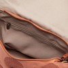 Tora Mini Shoulder Canvas Embroidery/Cow Leather, pale orange