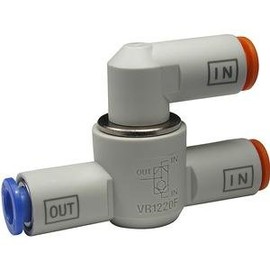 SMC VR1210F-03 shuttle valve w/one-touch fit