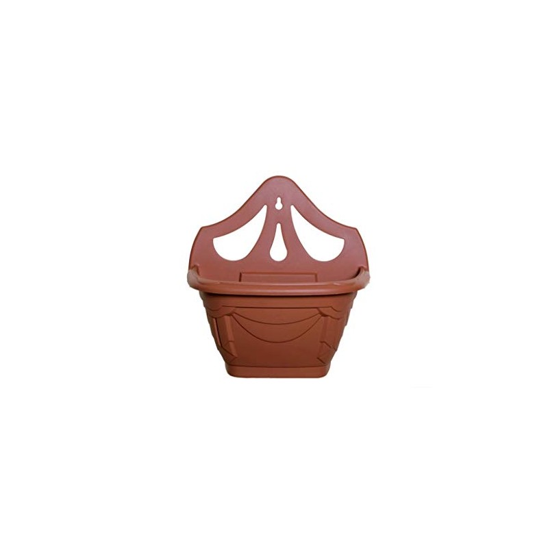 Whitefurze G020543 31cm Venetian Wall Planter - Terracotta