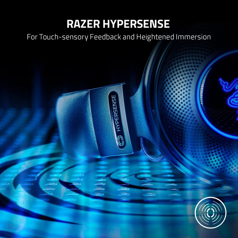 Razer Kraken V3 Hypersense Wired USB Gaming Headset with Tactile