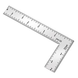 L Shaped Ruler Mini Measuring Tool 2 inch by 4 inch Square Ruler 90 Degree Square L Rulers Framing Rulers Measuring Tools for Engineers Carpenter