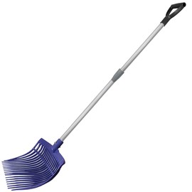 Country Pride Farm Fork with Telescopic Handle (Navy Blue)
