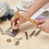 BENECREAT Hammer with Brass Head, 22 cm Long Hammer for