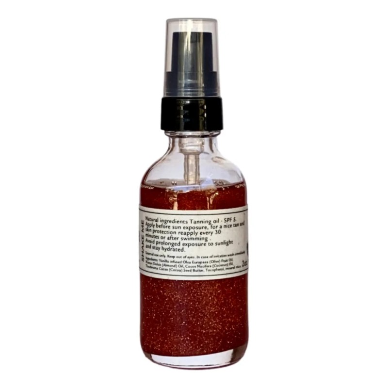 Tierra Baja Aceite Bronceador Natural Vainilla Brillos SPF5 60ml