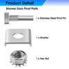 Shower Door Pivot pin Parts - Stainless Steel Shower Door