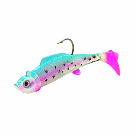 Northland Mimic Minnow Shad-Pack of 6 (1/8-Ounce, Blue/Pink)